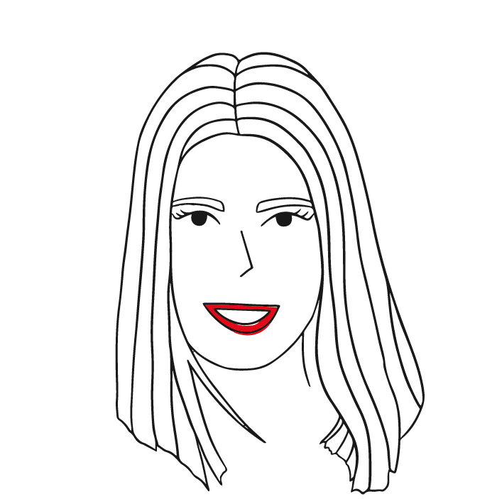 Illustration des Gesichts von Luana Kliesen
